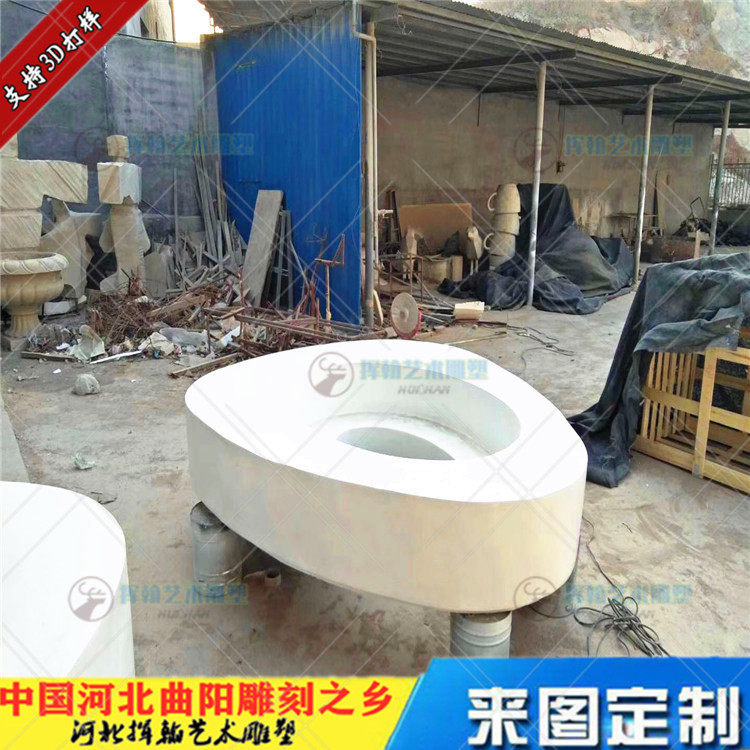 异形玻璃钢商场美陈景观小品树池坐凳抽象景区白色树脂工艺艺术品