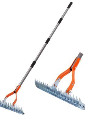 Walensee Thatch Rake 15英寸草坪草耙