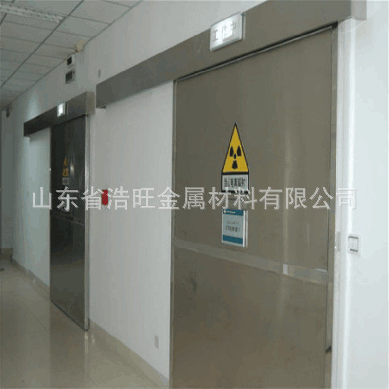 CT室DR室射线防护推拉铅门电动平开铅门探伤铅门厂家可上门安装