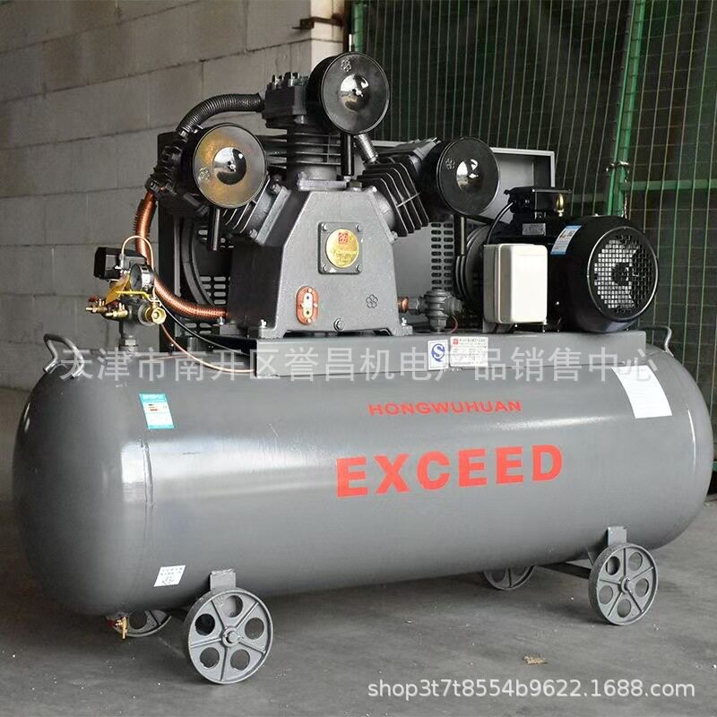 活塞空压机带罐10007/20007大型高压气泵7.5/11/15KW12公斤