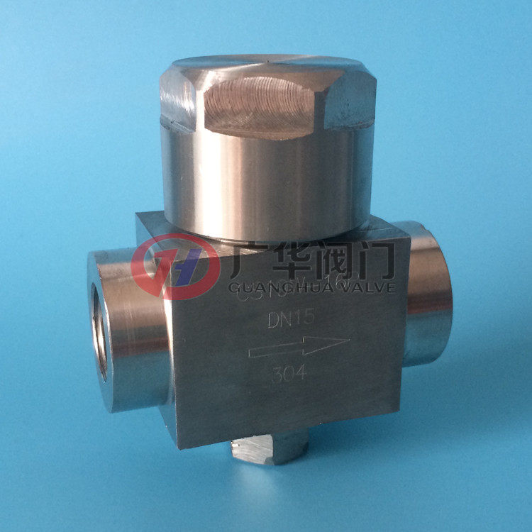 内螺纹直通疏水阀CS19H-16热动力式蒸汽疏水阀304不锈钢疏水阀