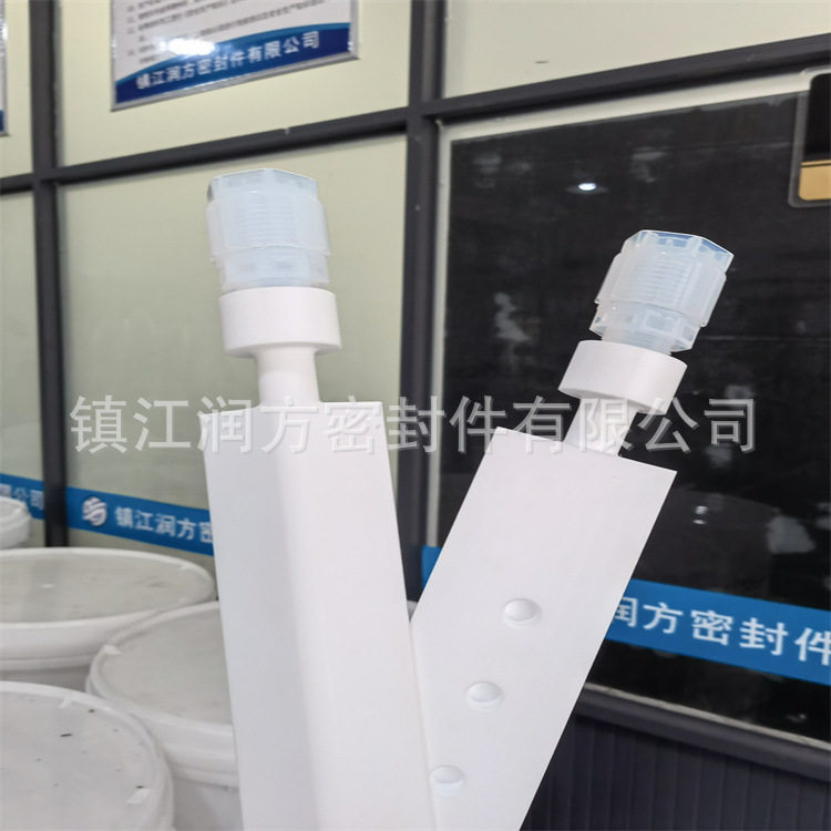 供应半导体行业用:聚四氟乙烯上喷淋板,PTFE喷头 PFA扩口接头