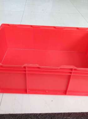 浙江大马塑料周转箱EU箱 HP6C蓝色可堆式整理箱食品箱加厚物流箱