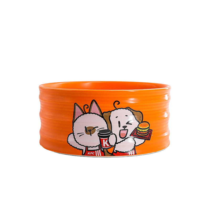 肯德基x璞印陶瓷猫碗狗碗