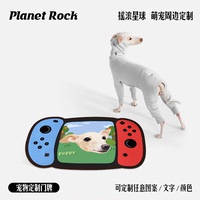 搖滾星球私寵定制寵物插畫手繪周邊地毯牛奶真絲絨柔軟舒適貓狗