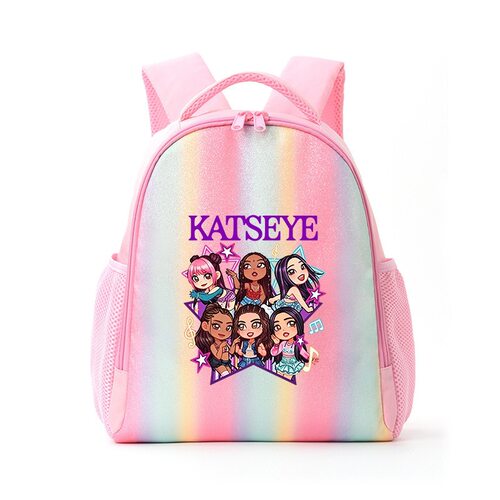 新款 kpop KATSEYE 印花小背包 双肩背包可爱小学生背包个性新款