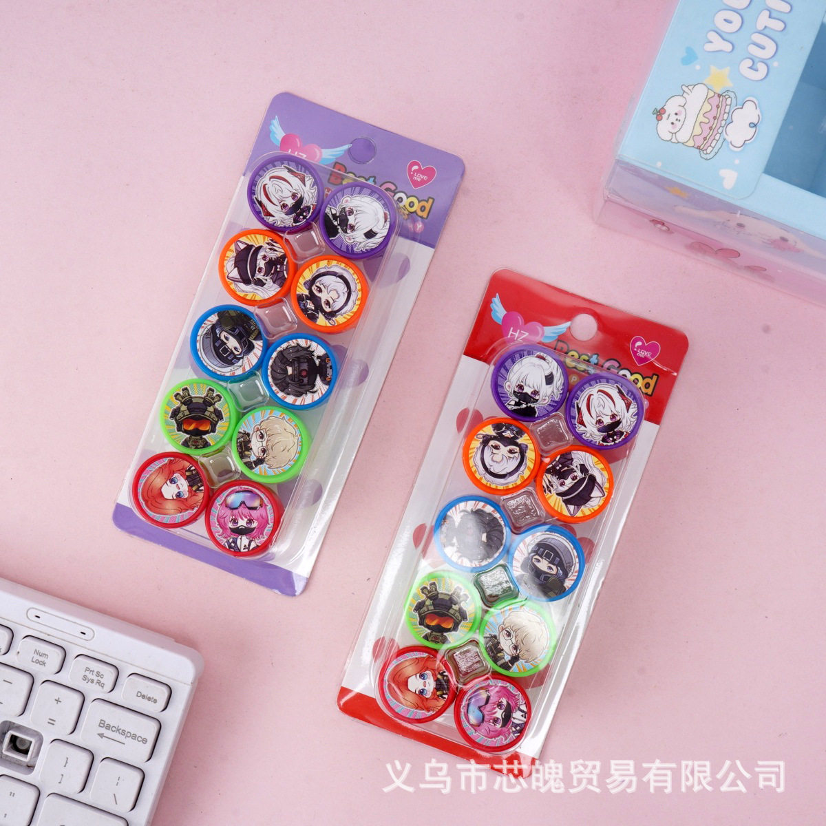 新款三角洲行动10入手帐印章游戏周边自来水印章儿童奖励盖章
