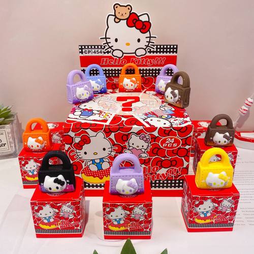 可爱卡通KT猫萌粒手办盲盒少女心高颜值公仔桌面摆件潮玩手办模型