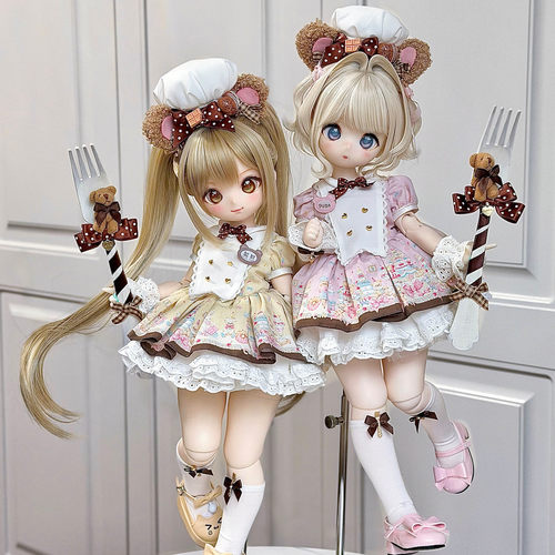 【小熊糕点师】4分bjd娃衣 新品 蛋糕《贝贝娃娃屋》