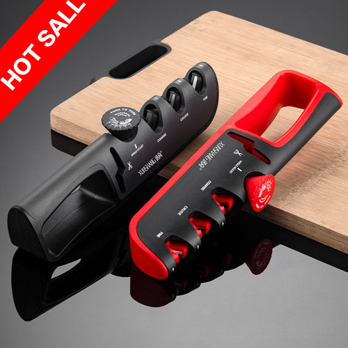 磨刀神器4合1可调角度快速磨刀器金刚石钨刀磨石器多功能陶瓷工具