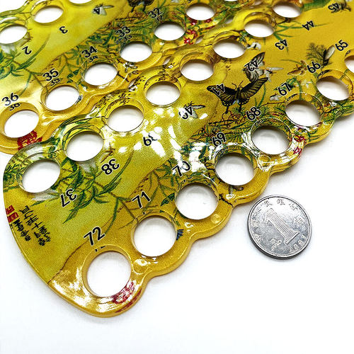 72孔]亚克力线板十字绣带数字大孔线板十字绣工具配件全套快绣神