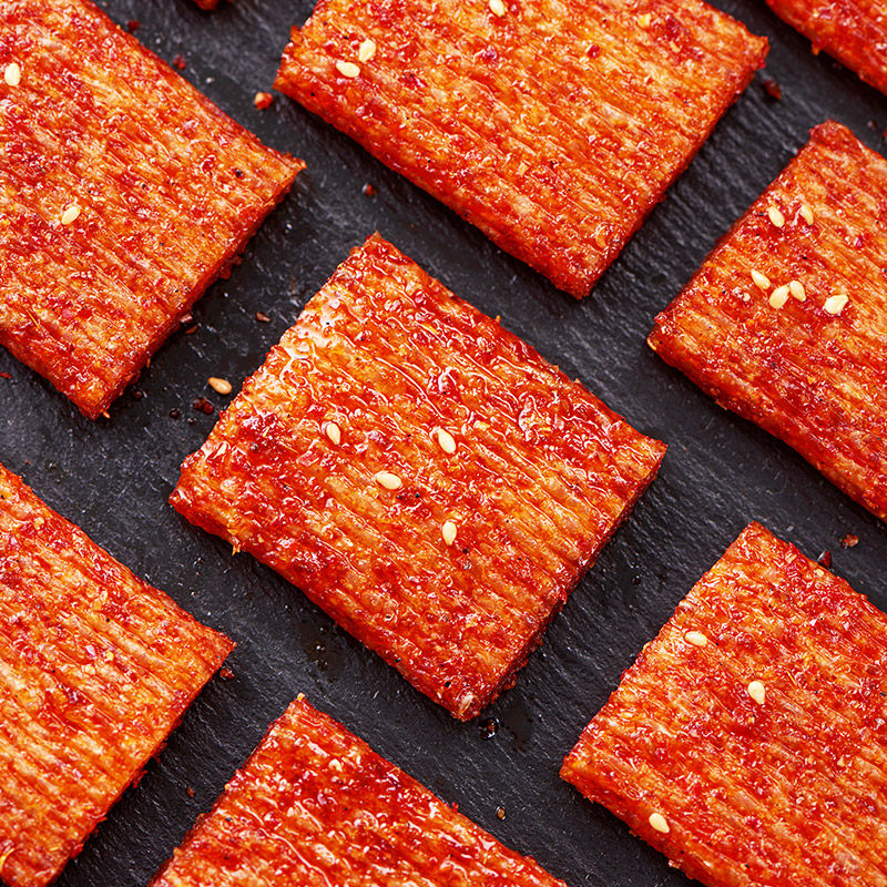 亲亲嘴辣条酒鬼小面筋亲嘴零食麻辣烧90后怀旧小时候小吃食品年代