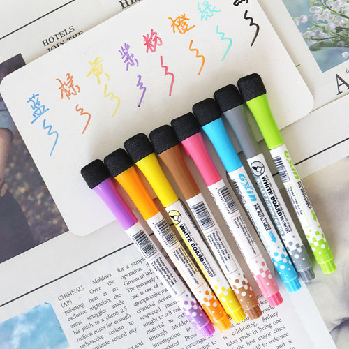 彩色话筒白板笔可擦写英语教具