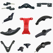 儿童滑板车转向塑料件三四轮滑板童车配件连接器折叠零件螺丝弹簧