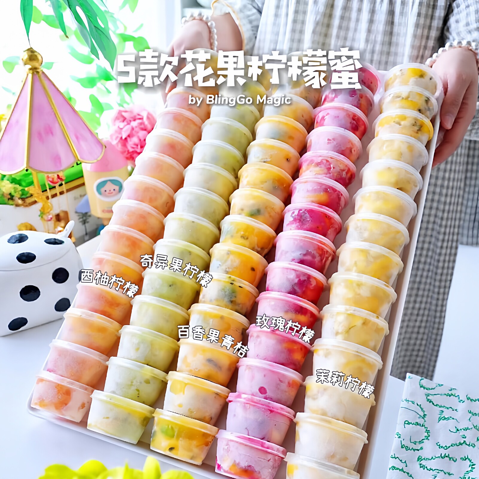 【自制神仙饮品】水果茶制冰模具diy柠檬百香果茶厨房冻冰块小盒