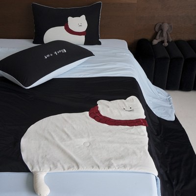 小凉皮冷感夏凉空调被卡通冰丝凉感夏季超柔裸睡薄款盖被子可机洗