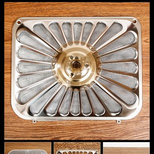 8020 8328 8109不锈钢外罩 8329 适配老板抽油烟机过滤网配件8321