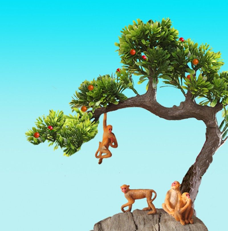 盆景小摆件 假山盆景配件 假山盆景小饰品 ----小猴(不含树和石),鲜花速递/花卉仿真/绿植园艺,其它园艺用品,淘宝优惠券,粉丝福利购,淘宝优惠卷