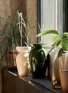 新品Tradition Momento Vase复古轻奢摆件 陶瓷花瓶 装饰摆件北欧