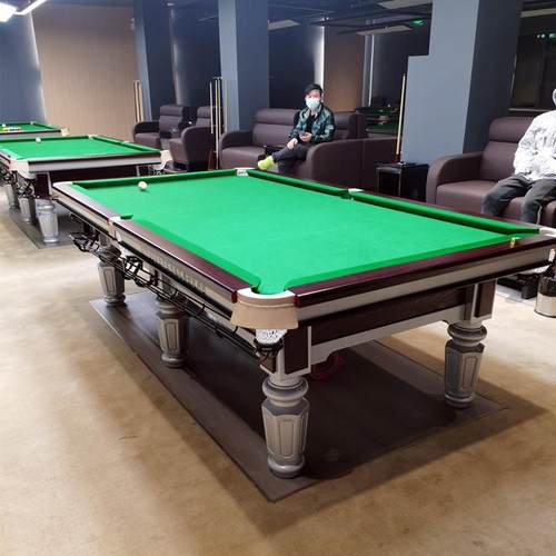 钢库美式台球桌标准型商用大理石钢库比赛美式黑八室内桌球台工厂
