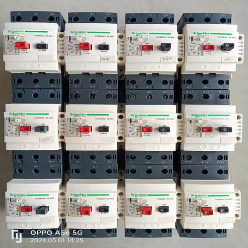 施耐德马达开关：GV3ME80／50-80a。实物拍摄成色如