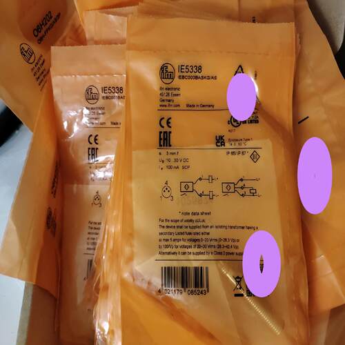原装正品行货易福门传感器 IE5338