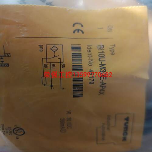 【荣强工控】Bi10U-M30E-AP4X 电感式传感器，46170图尔