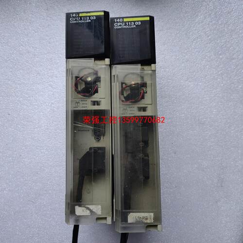 【荣强工控】施耐德140 CPU 113 03 功能完好，实物图 成色好