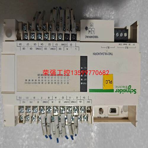 【荣强工控】Schneider，西门子TM218LDA24DRN，二手拆