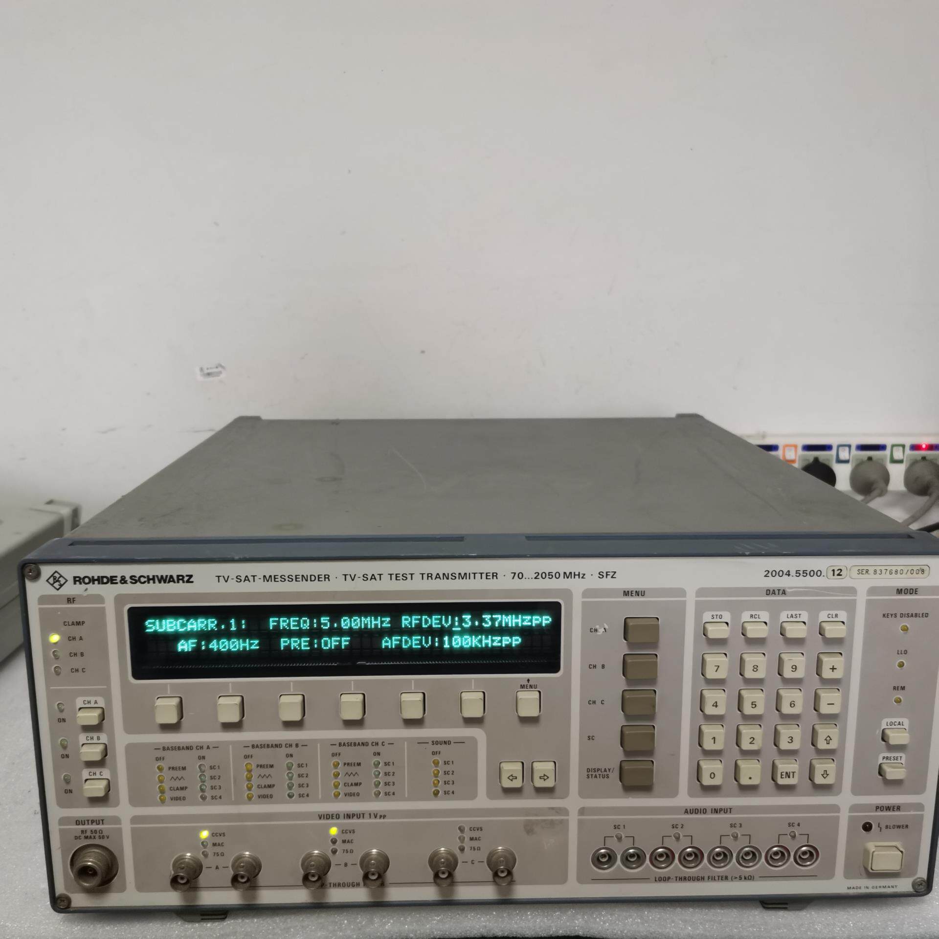 现货出售,租赁 罗德施瓦茨efa 电视测试接收机 tv te