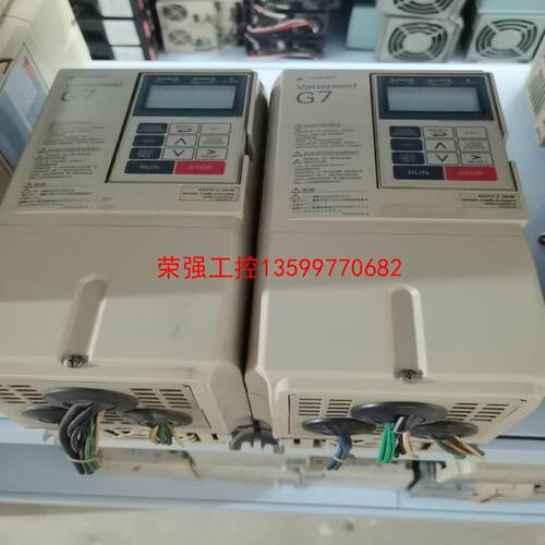 【荣强工控】拆机安川G7系列2.2KW变频器CIMR-G7A42P2