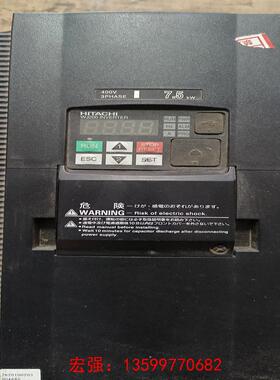 [宏强工控]WJ200-075HFC-M，二手拆机HITACHI日立变频-议价