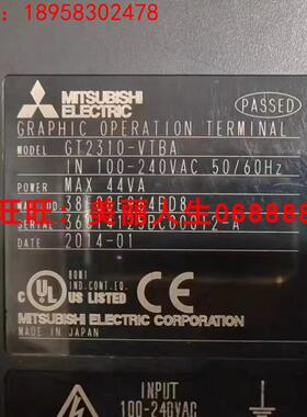 全新原装正品三菱GT2310-VTBA询价