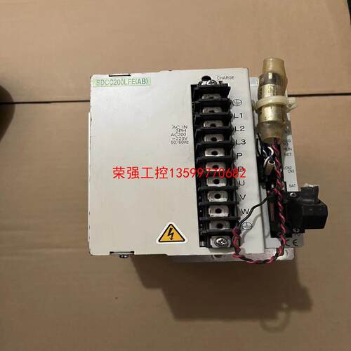 【荣强工控】二手拆机星塔机械手2KW驱动器SDCC200LFE（AB）实
