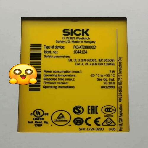 FX3-XTDI80002德国西克原装正品低价出售