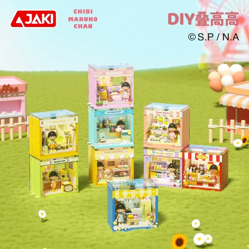樱桃小丸子丸趣市集盲盒玩具