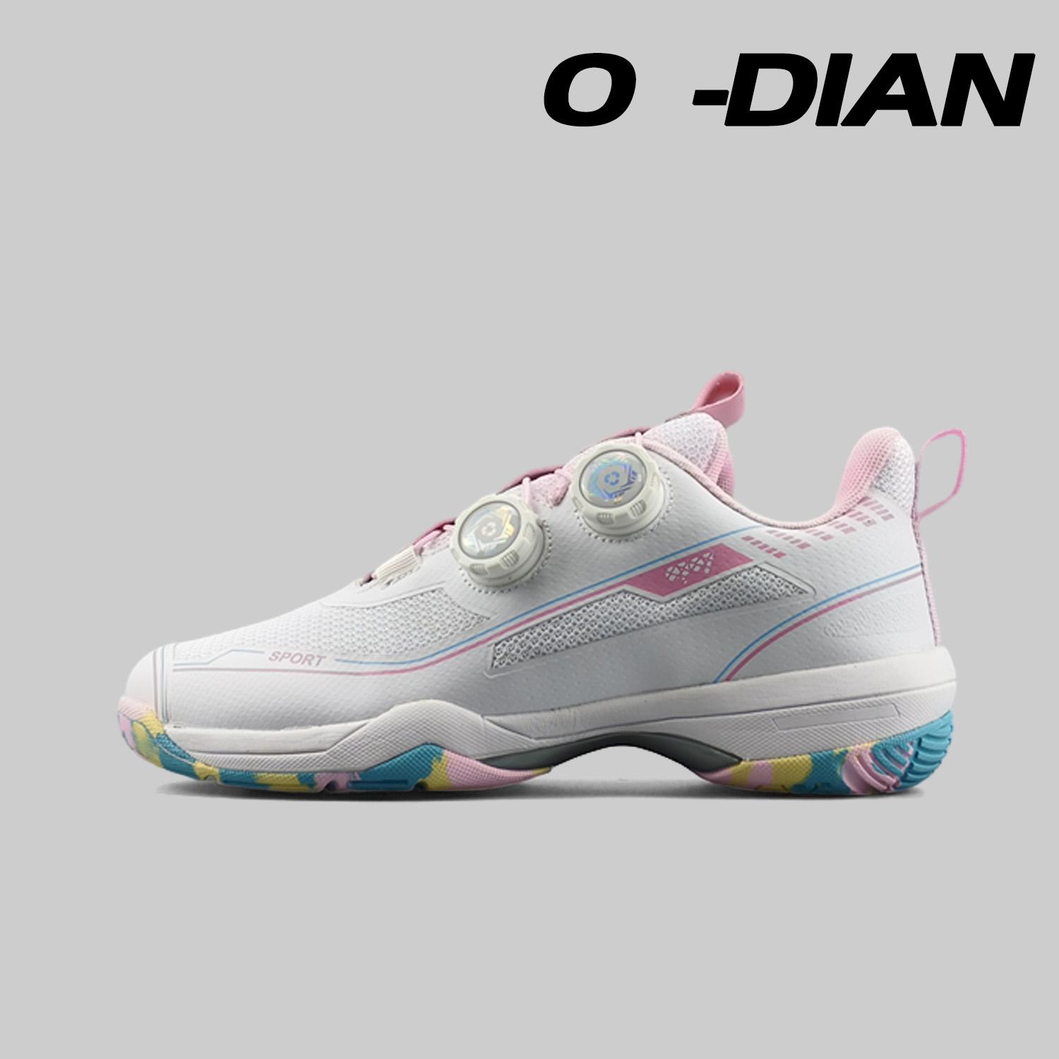 专业羽毛球鞋双旋扭动力垫碳板