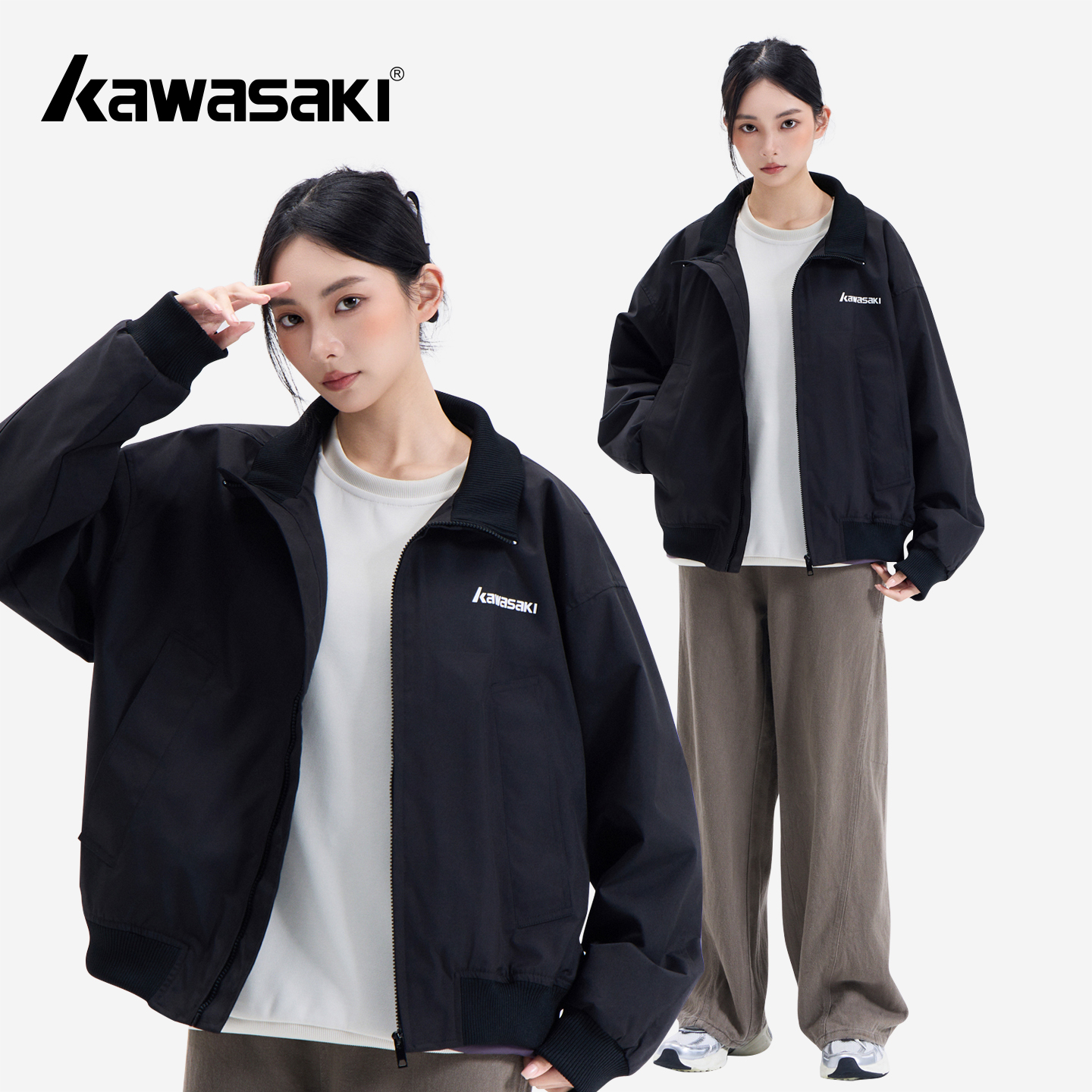 Kawasaki川崎美式飞行员夹克外套