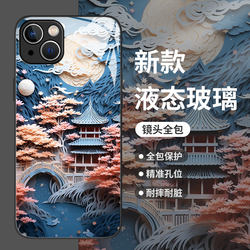 剪纸手机壳适用iqoo系列