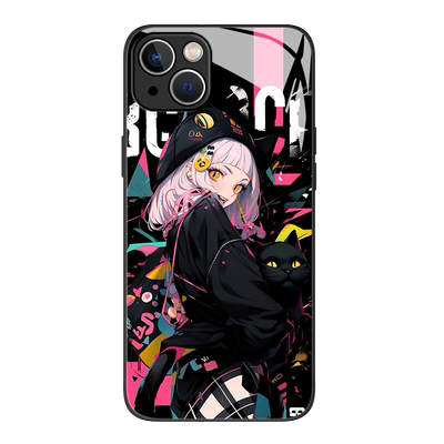 多巴胺猫咪手机壳适用华为系列