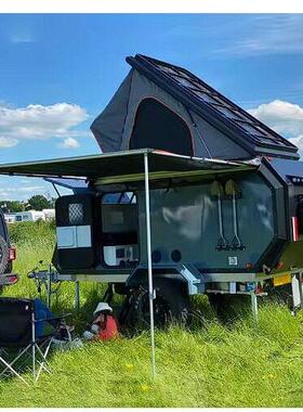 便捷实用带徒步旅行户外冒险帐篷露营4x4铝制旅行拖车小型房车露