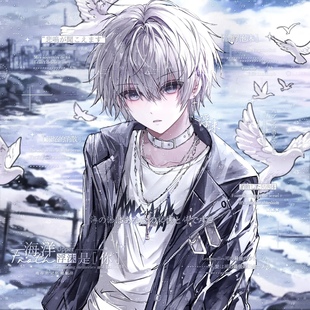 20张 情愿直购 卡通情侣动漫插画二次元头像扭蛋原创圈高清无水印