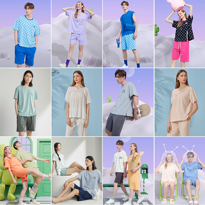 新世家族专柜同款夏季短袖套装