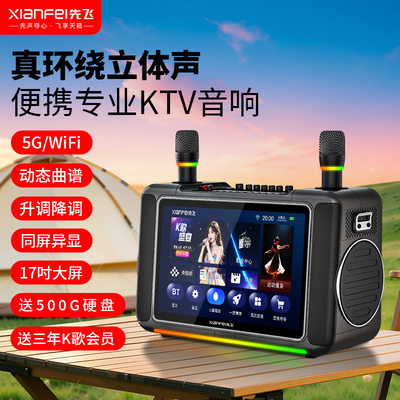 先飞K歌音响户外广场舞音箱