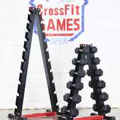 商用六对十对哑铃架家用四层哑铃架子四对哑铃架哑铃储存健身器材