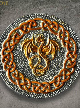 耶梦加得金属沙漏15分钟计时器龙形创意摆件家居饰品生日圣诞礼物