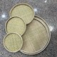 精选竹编竹制品竹产品簸箕有孔无孔细孔筛子竹匾圆形家用晾晒簸箕
