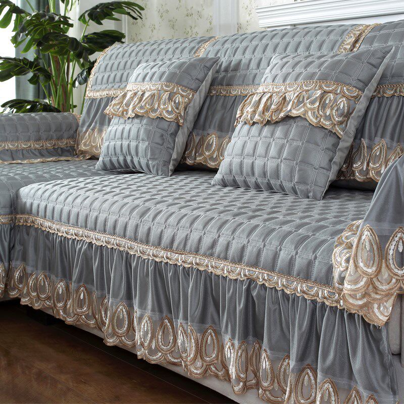 2024新款沙发垫布艺四季通用全包防滑三座一贵妃垫沙发套罩巾盖布