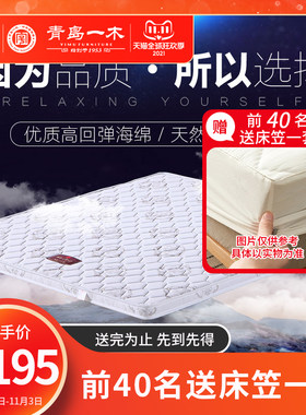 青岛一木天然椰棕床垫棕垫硬垫中华老字号儿童床垫租房专用榻榻米
