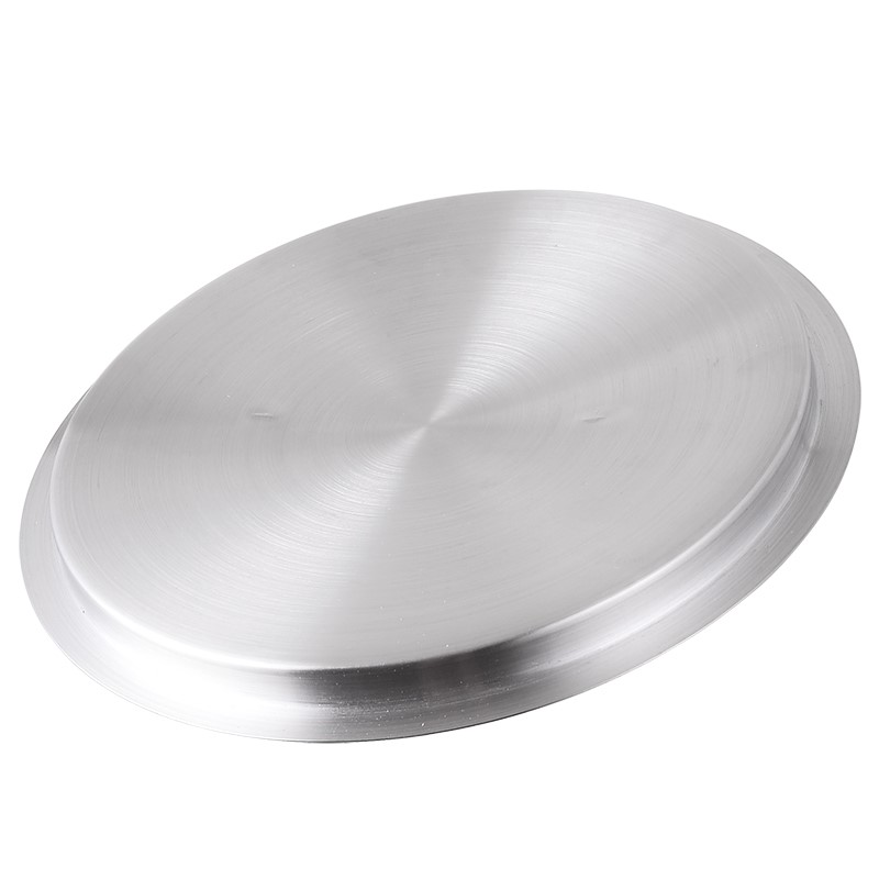 304不锈钢汤桶盖子圆形加厚万能大锅盖水缸盆盖平面盖单卖食品级
